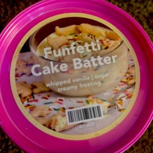 Carton of funfetti cake batter sprinkles